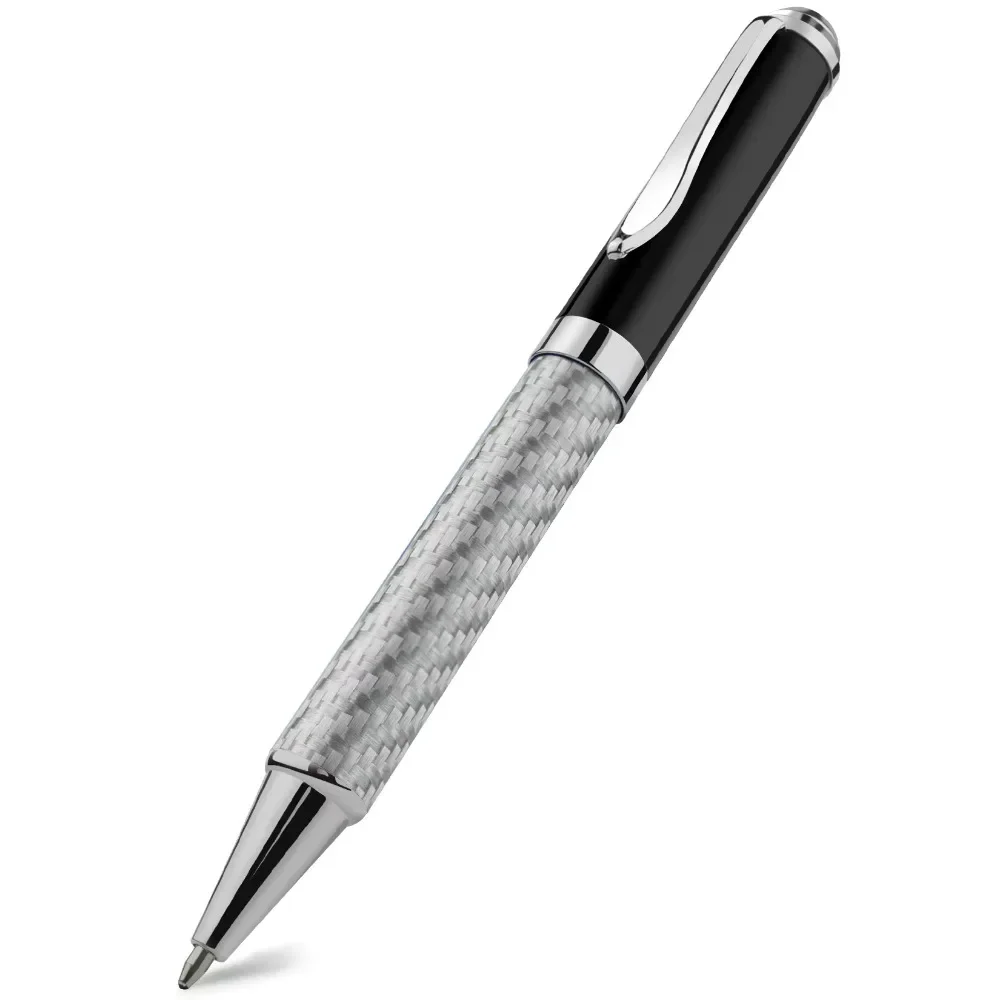 STONEGO handtekeningpen van koolstofvezel, premium metalen gelinktpennen Micro Point 0,5 mm zwarte inkt Glad schrijfbalpen