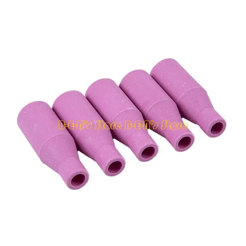 Y1AD 5x Welding Torch Accessories MB15AK MIG Gas Ceramic Nozzle with Smooth Surface Welding Tip Nozzle Cup