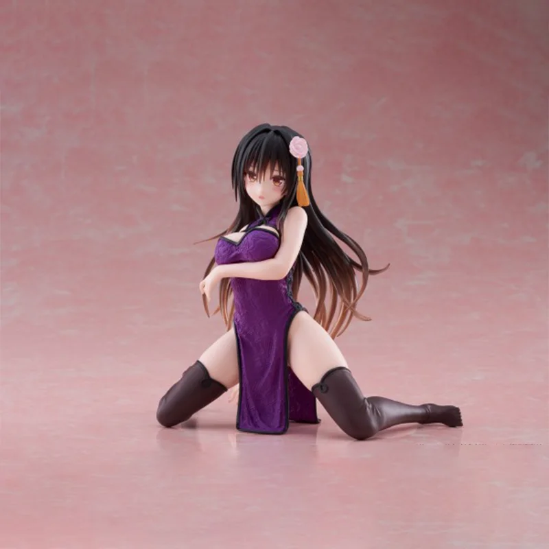 【100% asli】TAITO To LOVEru Darkness Kotegawa Yui -Desktop Cute - Gaun Cina Ver. Karakter Kartun Model Seri Koleksi