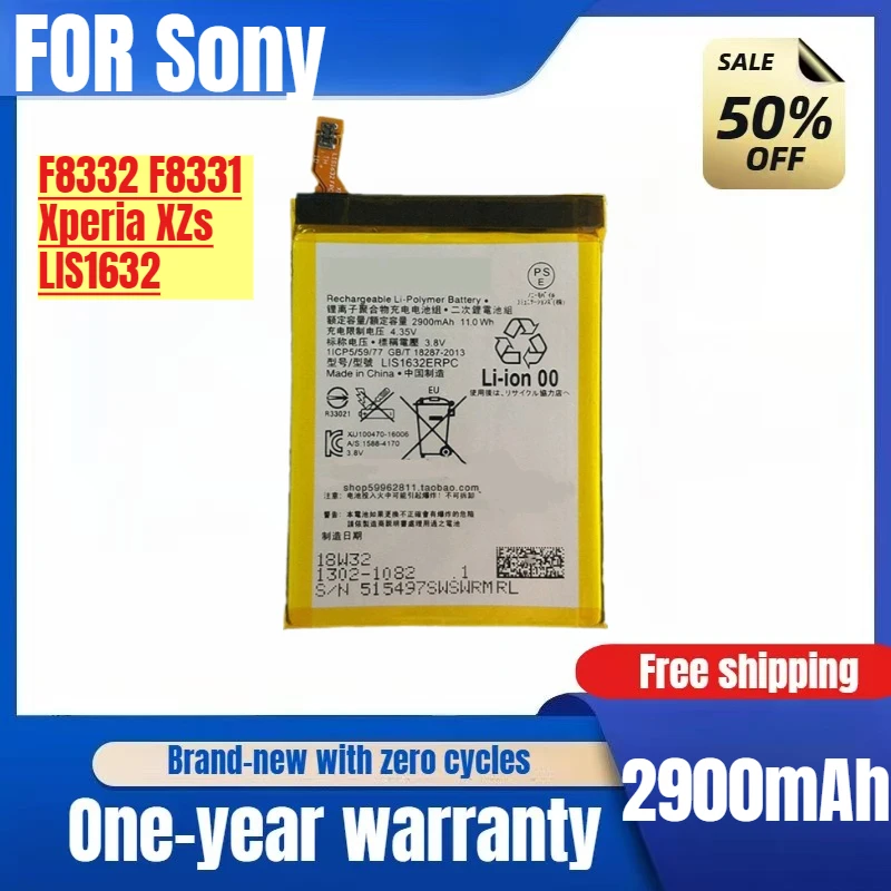

Applicable To Sony XZ Mobile Phone F8332 F8331 Xperia XZs LIS1632ERPC Mobile Phone Battery Low Price Original