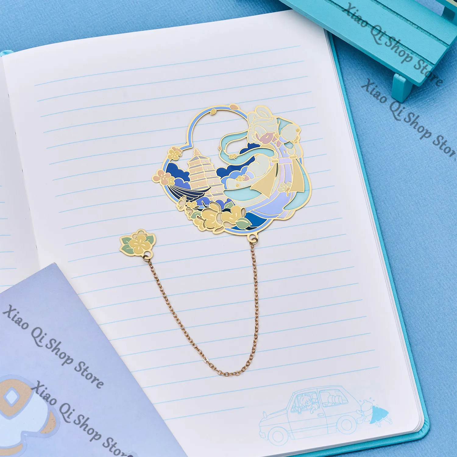 

официальное предложение Genuine Sky: Quadrratic Element Children of the Light Game, металлическая закладка, серия City, подарок на высокий уровень внешнего вида