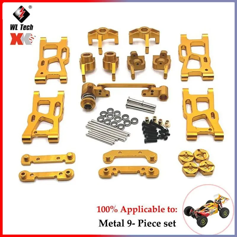 Wltoys 144001 144002 144010 124007 124016 124017 124018 124019  Front and Rear Suspension Arm Set RC Car Spare Parts