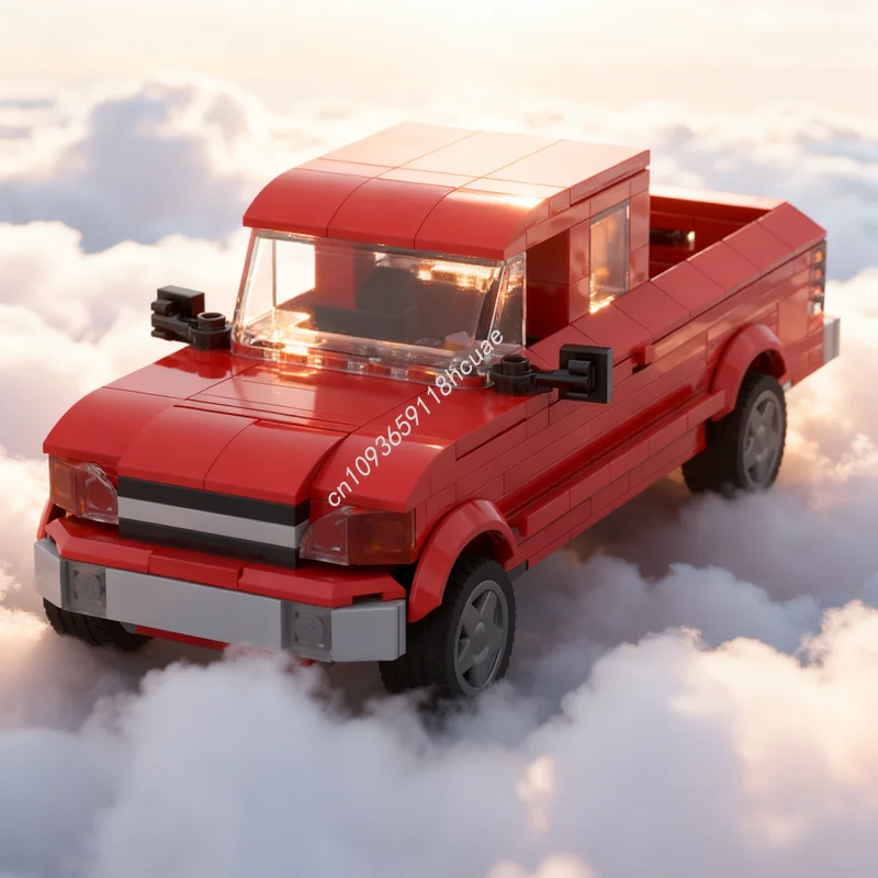 

305pcs MOC Toyota Tundra City Model Building Blocks Toy Architecture Assemble DIY Christmas Gift Creative Brick Idea Education