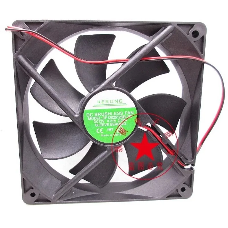 New Cooler Fan for KERONG DF1202512SEL2R 12V 0.21A Cooling Fan 12025 12cm 120*120*25MM