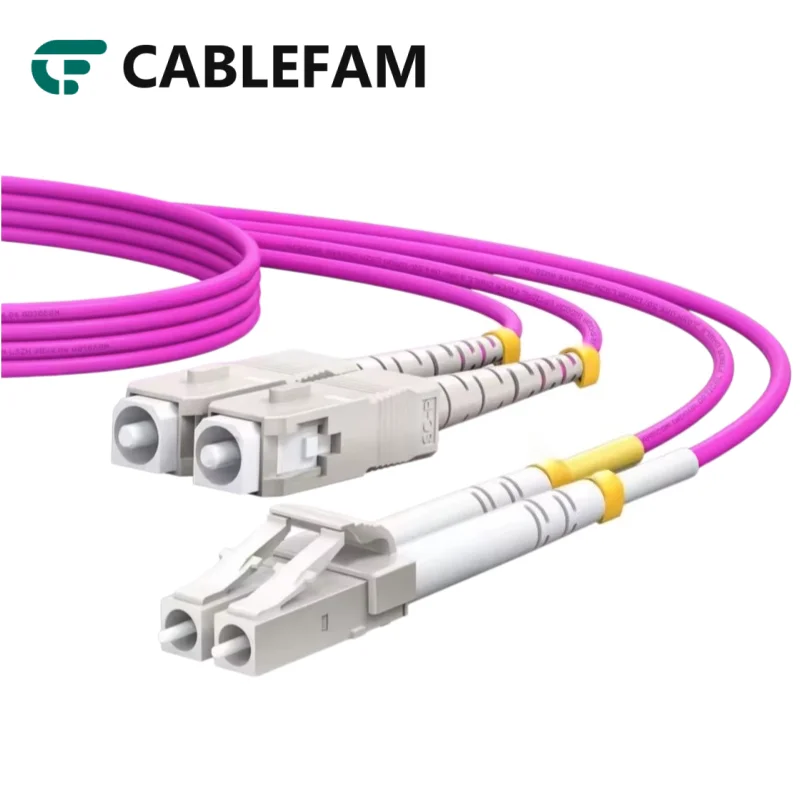cabo-de-fibra-Optica-lc-para-sc-upc-om4-40g-multimodo-duplex-50-125μm-od-20mm-lszh