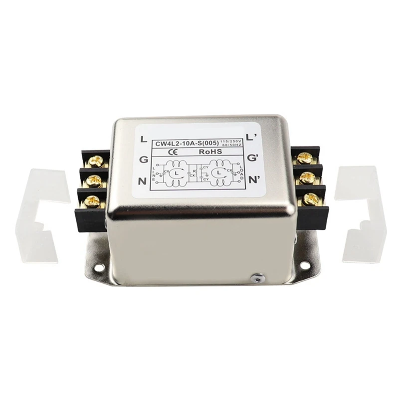 

Универсальный сетевой фильтр CW4L2-10A-S, фильтр Power EMI, однополюсный/двухполюсный, шумоподавитель, мощный фильтр EMI, простой в использовании
