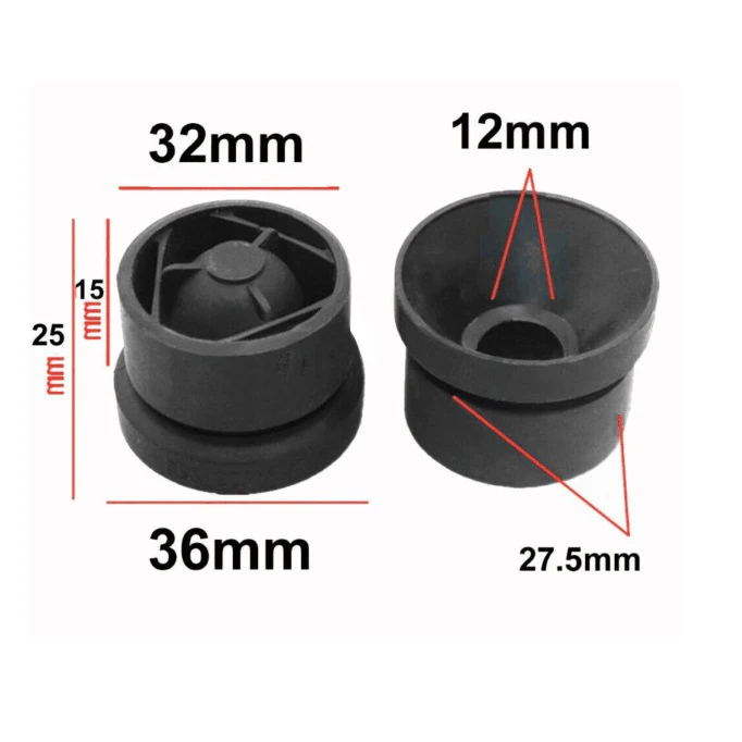 4X Rubber Engine Cover Grommet Buffer Mount Bush Stopper For Ford Focus 2 MK2 Galaxy C S Max Mondeo Mk4 4 Engine Bonnets Gaskets