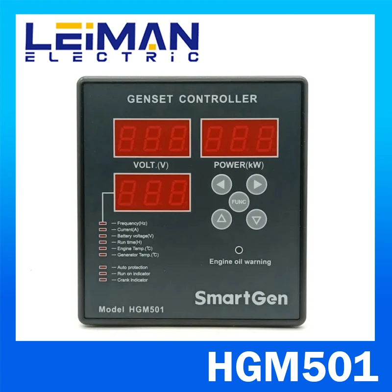 HGM501 Gasoline Genset Single Phase Generator Auto Start Stop kipor Small Digital Controller HGM501-S03