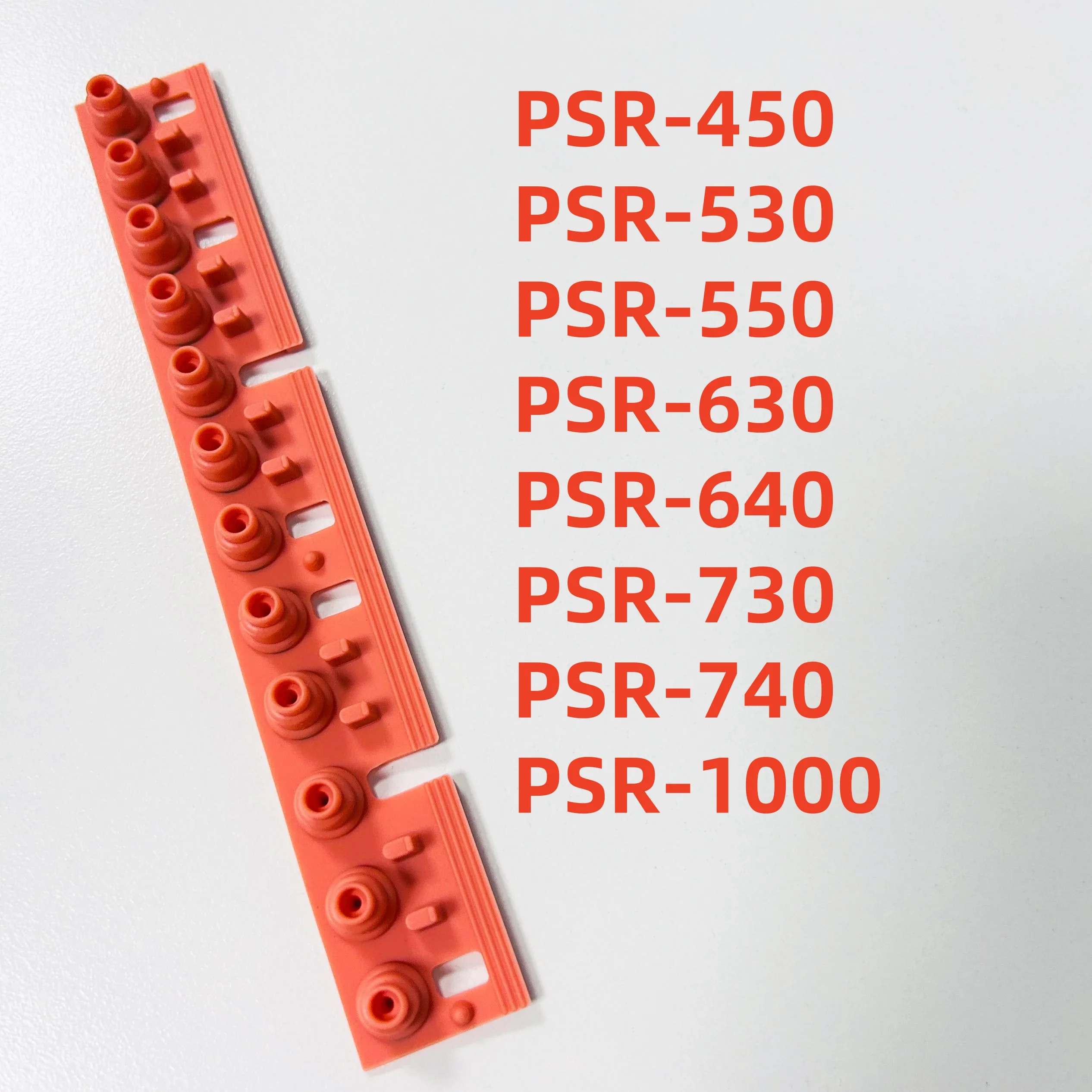 Conductive Rubber Key Contact  5PCS Strip For Yamaha PSR-450 PSR-530 PSR-550 PSR-630 PSR-640 PSR-730 PSR-740 PSR-1000