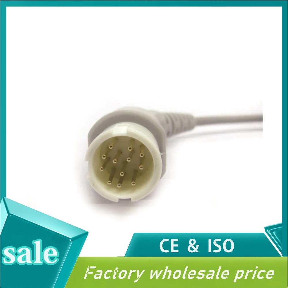 

One-Piece Ecg Cable Ekg Cable Iec 3leads 5leads Snap Clip Ecg Lead Wires for Popular LL style Mornitor Machine