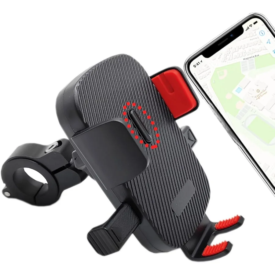 

Крепление для телефона на велосипеде Крепление для телефона на мотоцикле с монтажной основой из алюминиевого сплава для держателя мобильного телефона на руле, совместимое с Bicyc