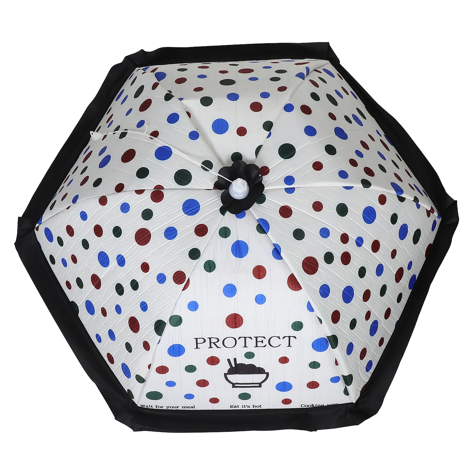 

Foldable Dish Cover Food Net Umbrella Camping Collapsible Outside Aluminum Foil Insulated Reusable Picnic Supplies Table Food