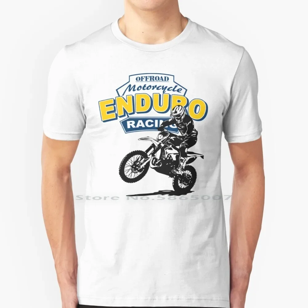 Enduro-Offroad T Shirt Cotton 6XL Enduro Offroad Racing Motorcycle Motorsport Racer Motorbike Biker Gasgas Vertigo Montesa Beta