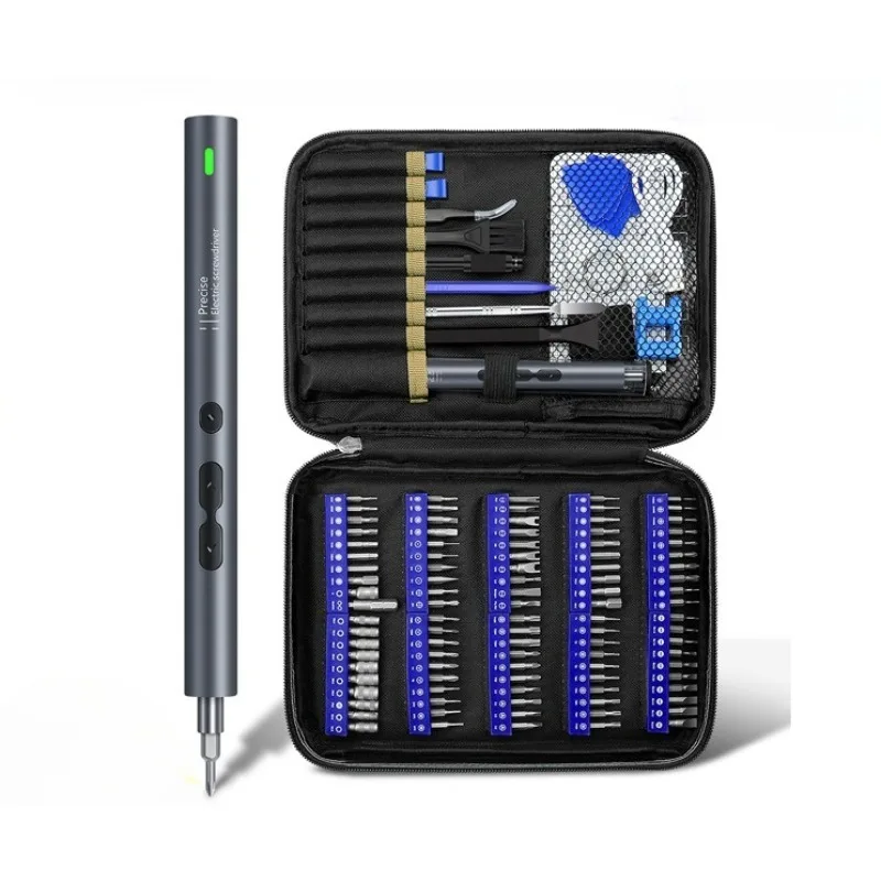 

Электрическая отвертка 120 в одном, набор прецизионных электроинструментов с регулировкой, перезаряжаемая беспроводная магнитная отвертка, инструмент