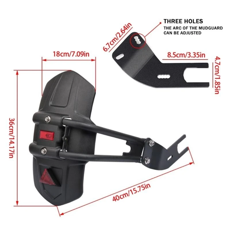 

12QM Motorcycle Back The Tire Bucguard Задние шины грязевые крылья