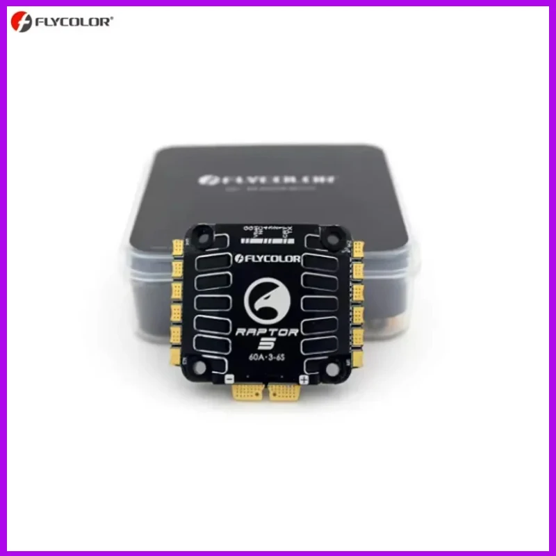 FLYCOLOR Raptor5 4in1 ESC 60A 45A G701 V5 PWM 128K 3-6S 30X30mm per FPV Drone Freestyle Controllore di volo Stack Parti FAI DA TE