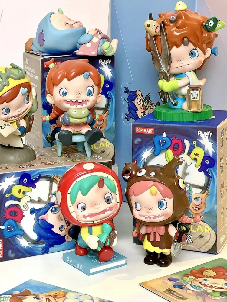 مجموعة أزياء Hello Pop Mart Polar Paula Season 1 Series، لعبة صندوق أعمى، هدية مثالية لمهرجان عيد الميلاد #3