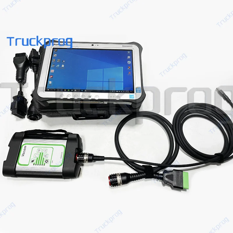 

For-Volvo VOCOM 88890300 VCADS Premium Tech Tool V2.8 PTT for-Volvo/Renault/UD/Mack EURO6 Truck Diagnostic Tool+FZ G1 tablet