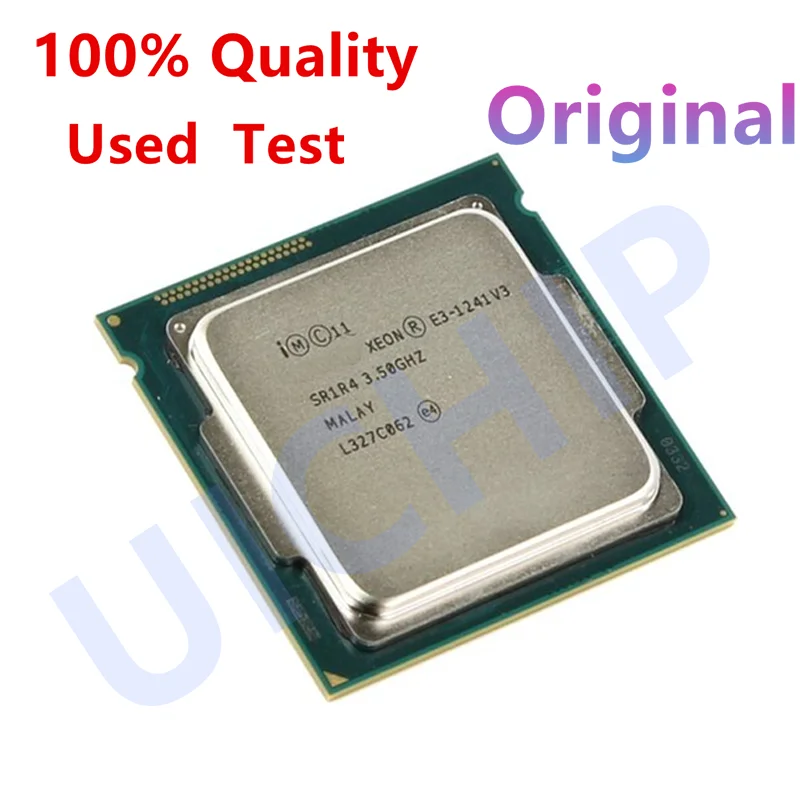 100% Original Xeon E3-1241V3 E3 1241 v3 3.40GHz Quad-Core CPU Processor 80W LGA1150