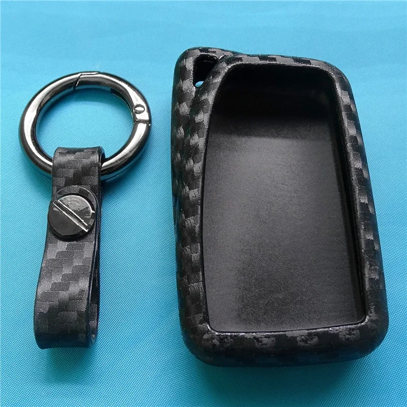 

Silicone Carbon Fiber Car Protection Key Cover Shells 3 4 Buttons Case For Lexus NX 250 350 LS GS RX IS ES GX LX RC