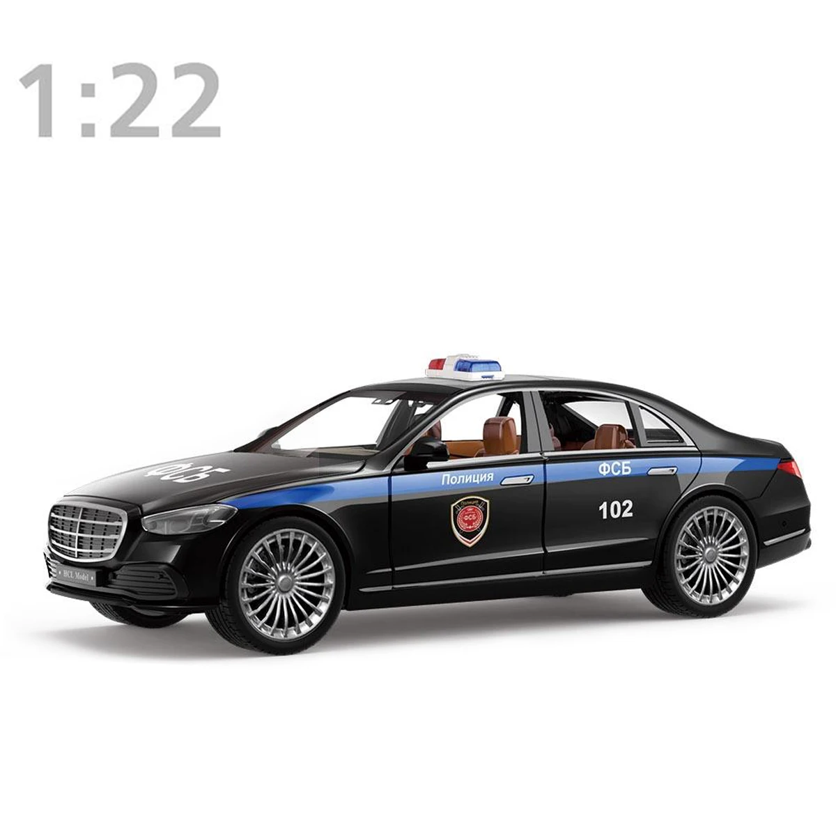1:22 Mercedes S600 coche de juguete de aleación extraíble modelo vehículo coleccionable figura de acción de Metal fundido a presión