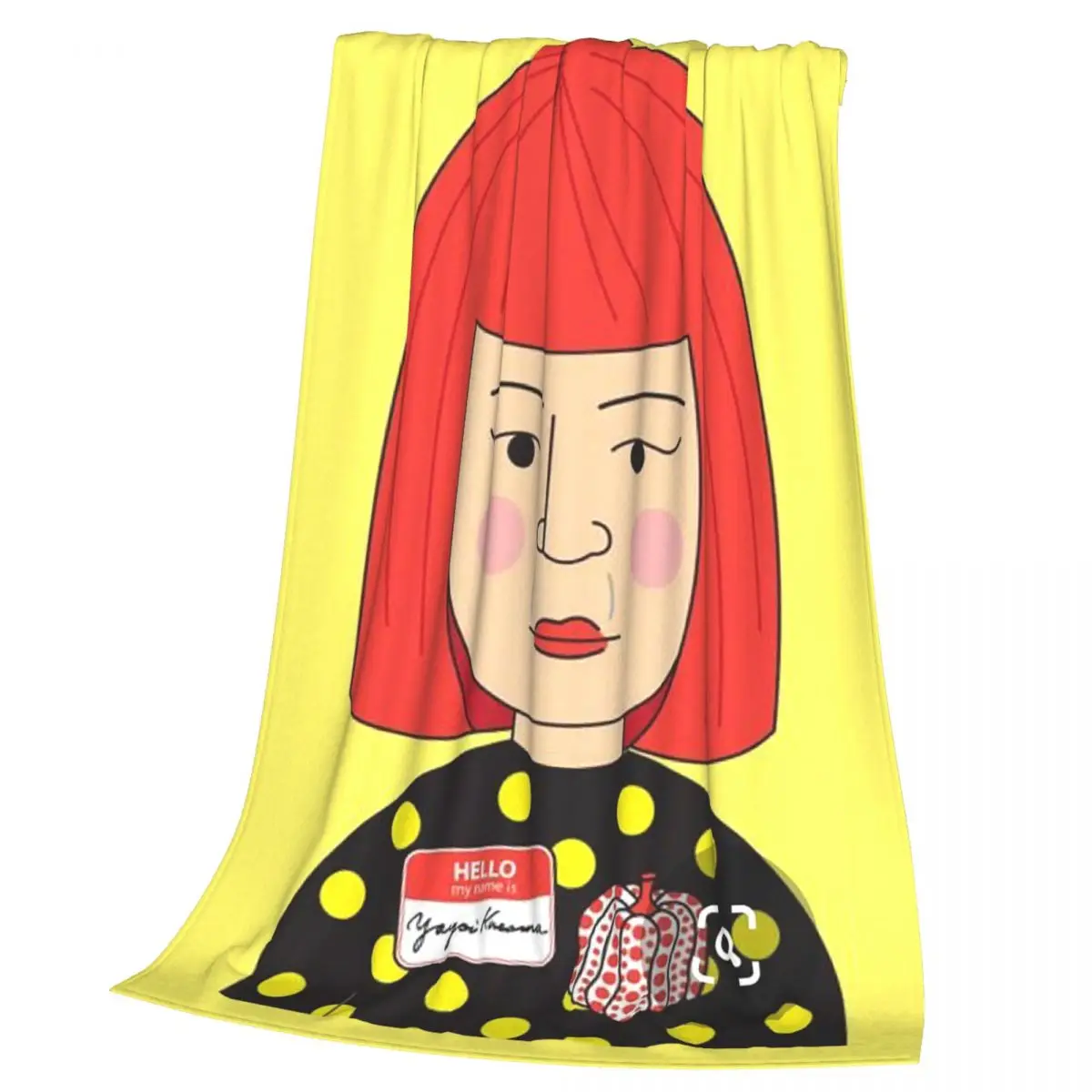 Yayoi Kusama Abstract Painting Blanket Soft Warm Flannel Throw Blanket Bedding for Bed Living room Picnic Travel Home Sofa