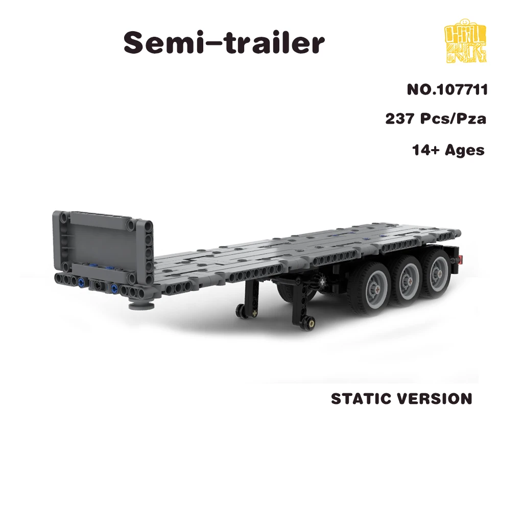 

MOC107711 Semi-trailer Model With PDF Drawings Building Blocks Bricks Kids DIY Toys Birthday Christmas Gifts