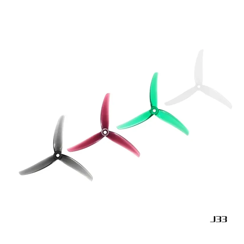 6 أزواج من المروحة HQProp J33 4.9X3.3X3 4.9 بوصة 3 دعائم سلبية إيجابية CW CCW مجاذيف لطائرة بدون طيار FPV RC