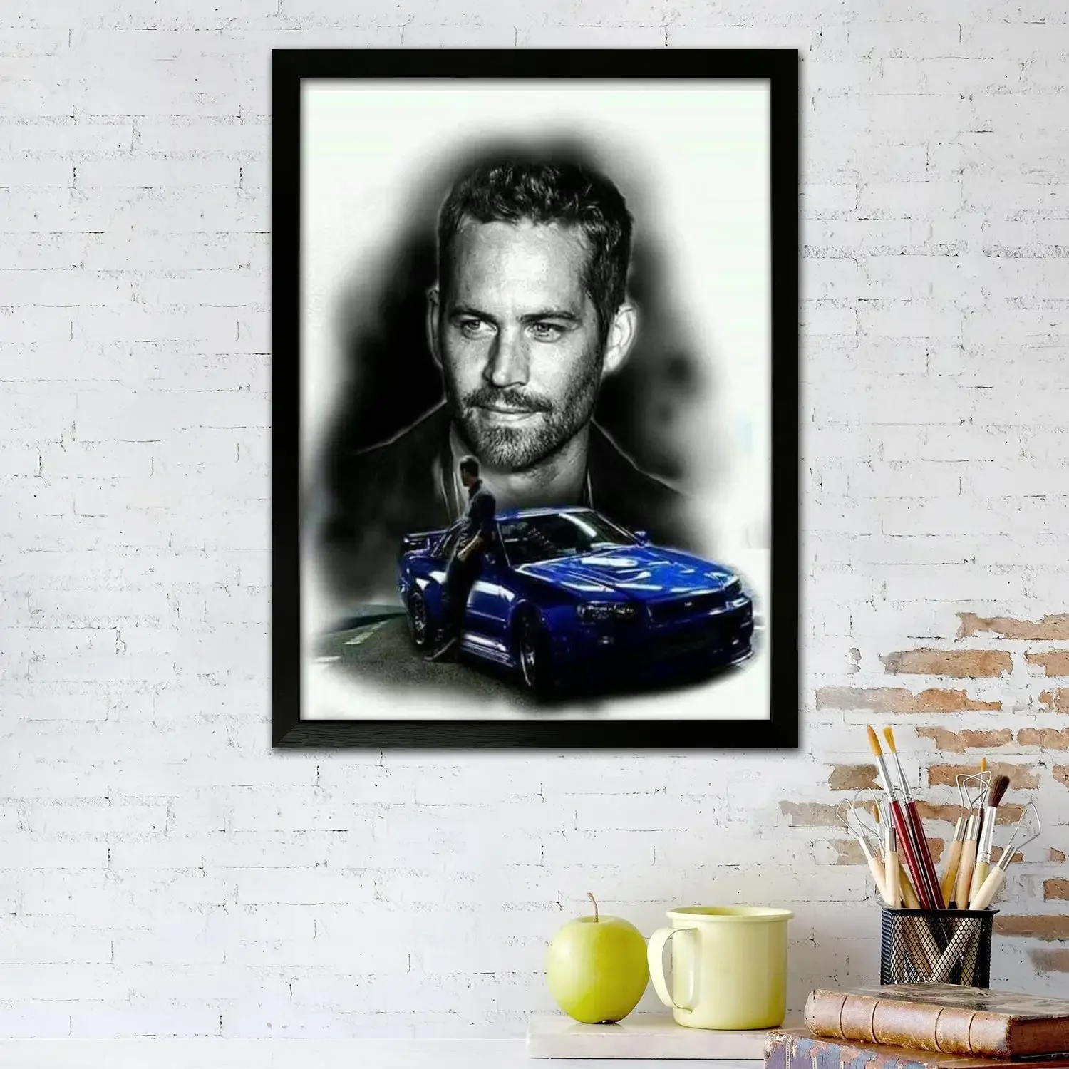 paul walker 7 film Poster Prints Wall Art Canvas Painting Poster For Modern Family Living Room Home Decor