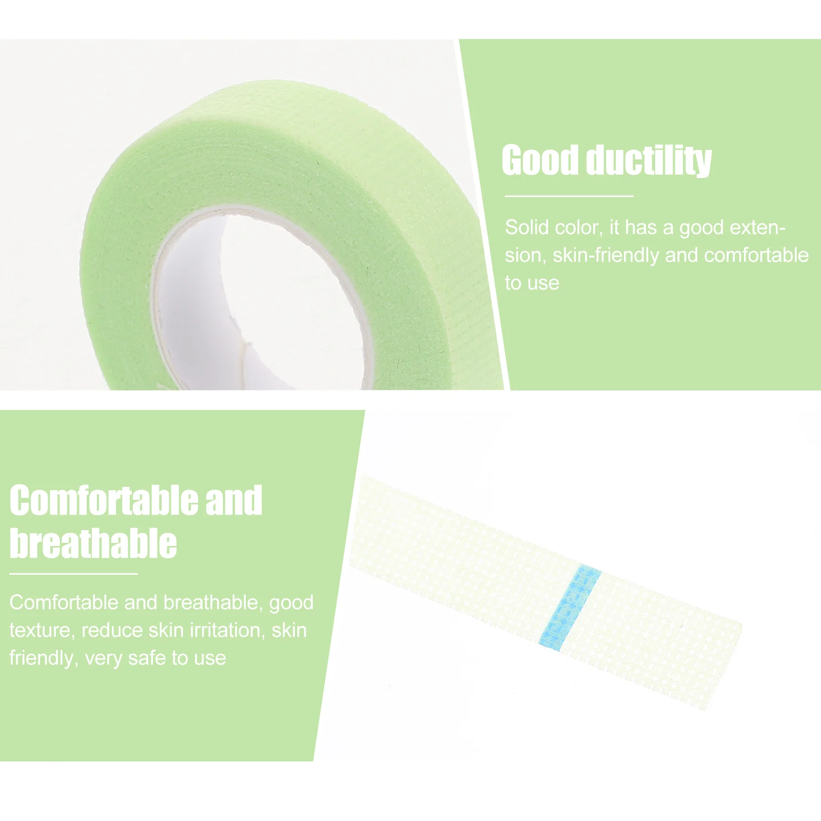 4-Rollen-Augenlid-Klebeband, professionelle, atmungsaktive Wimpernverlängerungsbänder für Schönheitssalon, Make-up-Künstler, Frauen, sichere, hautfreundliche Werkzeuge