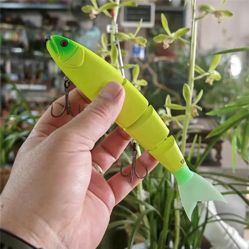 

Рыболовная приманка 170 мм, 40 г, шарнирные воблеры гольяна, корпус из АБС-пластика с мягким хвостом, мягкая приманка для плавания на щуку и окуня