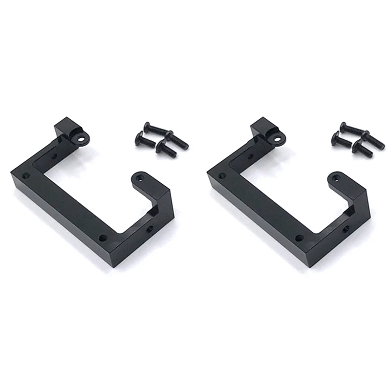 

2X Metal Bumper Mount Bracket For WPL C14 C24 C24-1 C34 B14 B24 B16 B36 MN D90 MN99S RC Car Upgrade Parts,Black