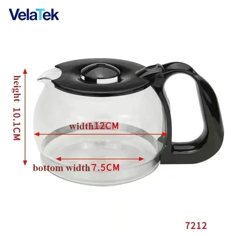 Accesorios para cafetera, adecuados para Toffy Retro, olla de cristal