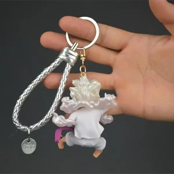 One Piece Nika D. Luffy Keychain Pendant Cartoon Anime Car Accessories Doll Gift Backpack Accessories Birthday Gifts In Stock - view 2