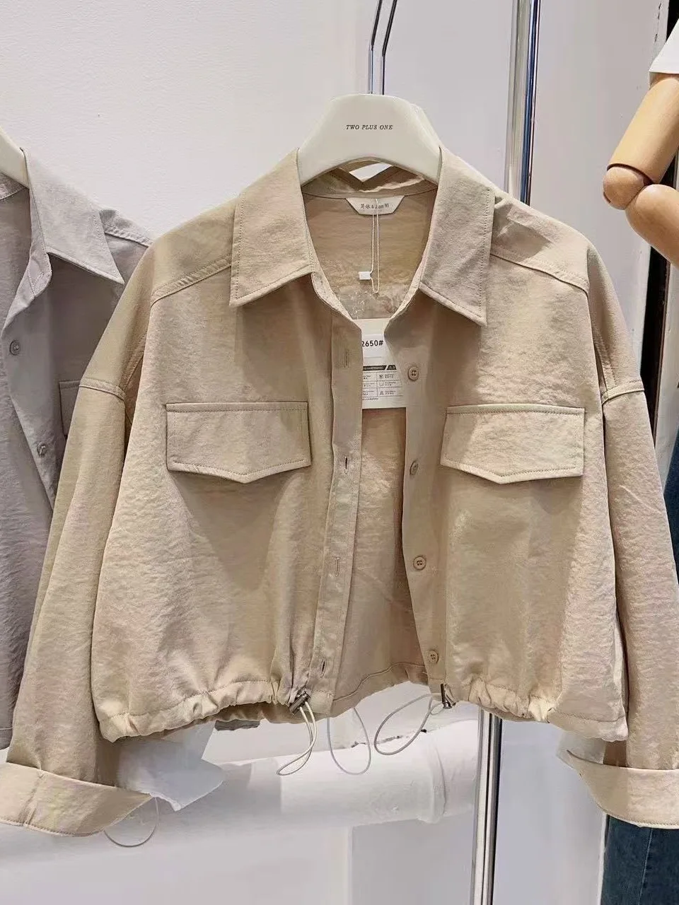 

Свободная женская рубашка в корейском стиле, унисекс, для работы, средней длины, универсальная, с воротником, на пуговицах, повседневная, модная