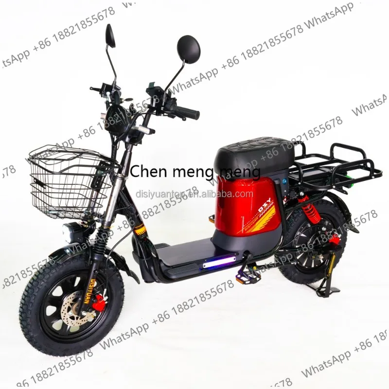 

Clark is hot selling 2025 New Style Electric 1200W 60V30AH Battery Lifepo4 Ebike with Trunk Cargo Delivery Service