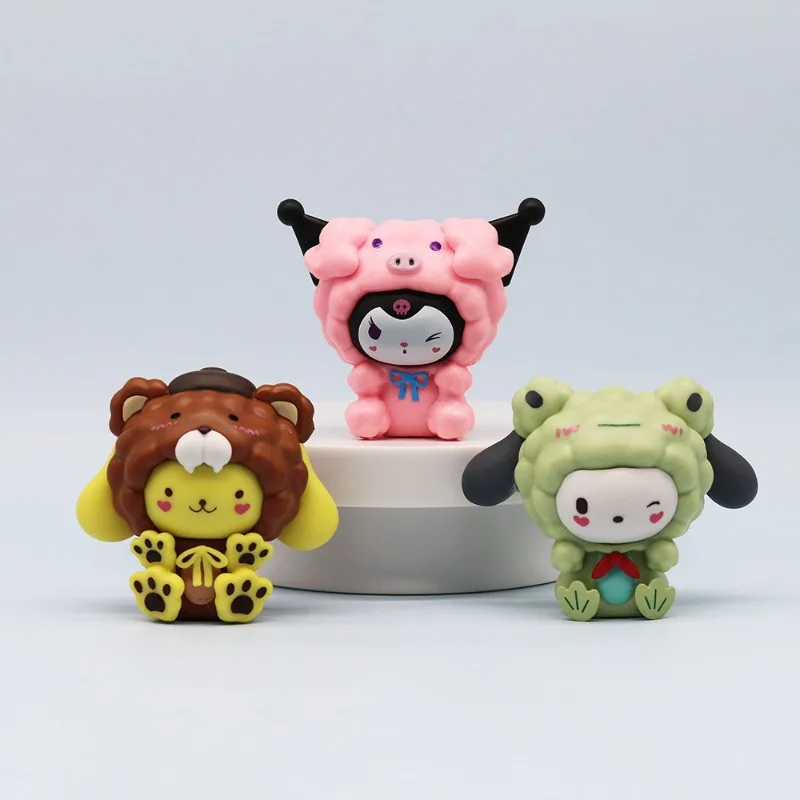 Macaron Melody Sheep Baa Baa Drag Melody Macaron Color Cullo Mipacha perro huevo retorcido caja ciega ornamento