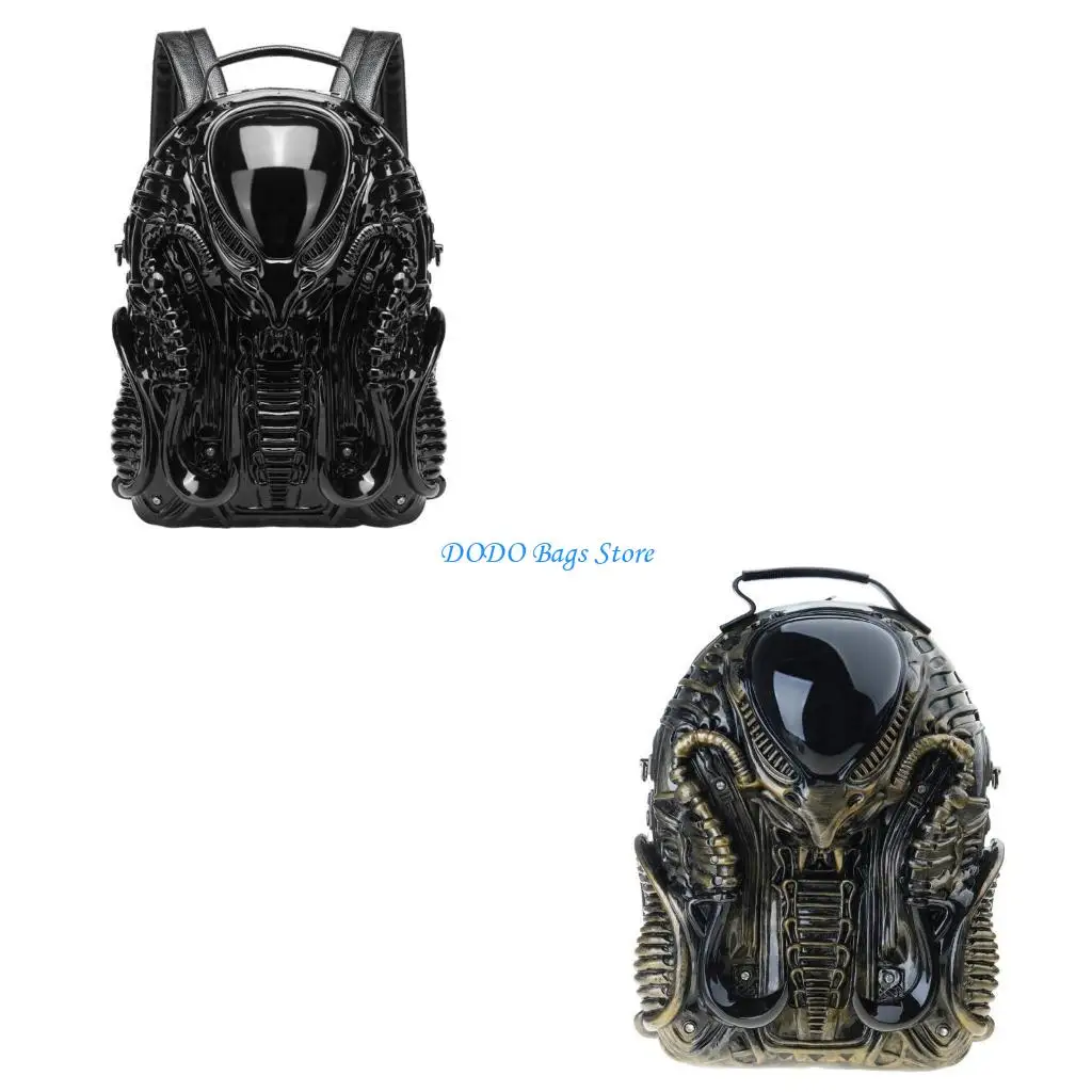 

3D рюкзак в форме ксеноморфа, крутая сумка Predalien, дорожный рюкзак, рюкзак на Хэллоуин, новинка, рюкзак, повседневные рюкзаки