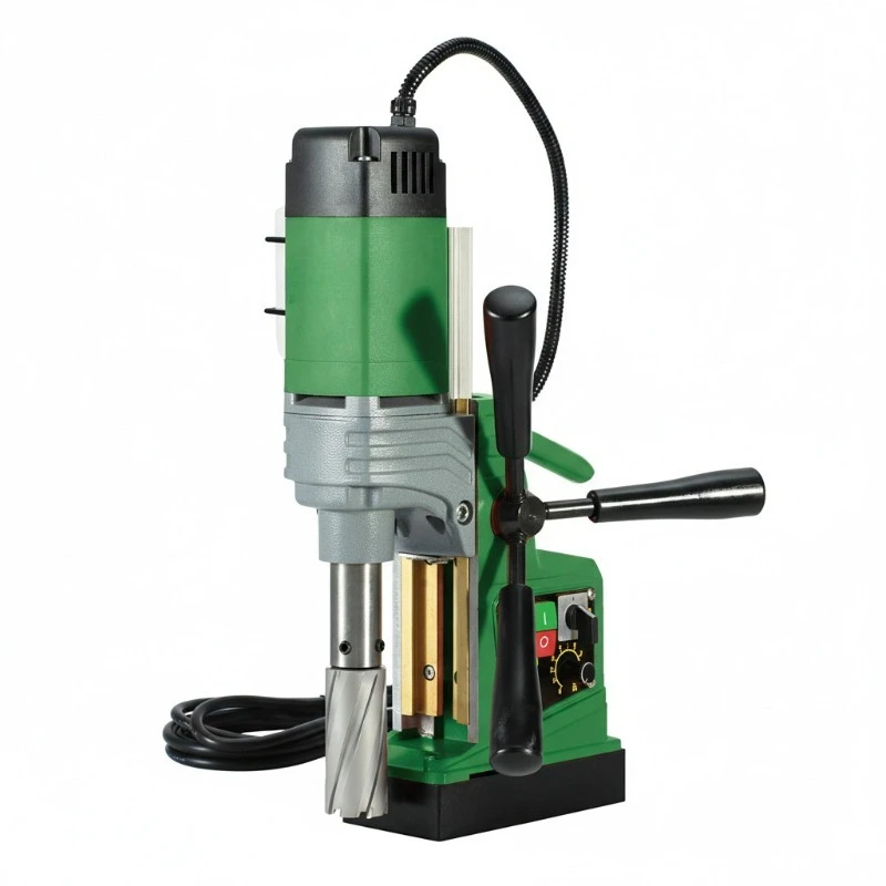 All-copper motor magnetic drill 15000N strong magnetic attraction magnetic seat drill 225mm stroke steel structure drill