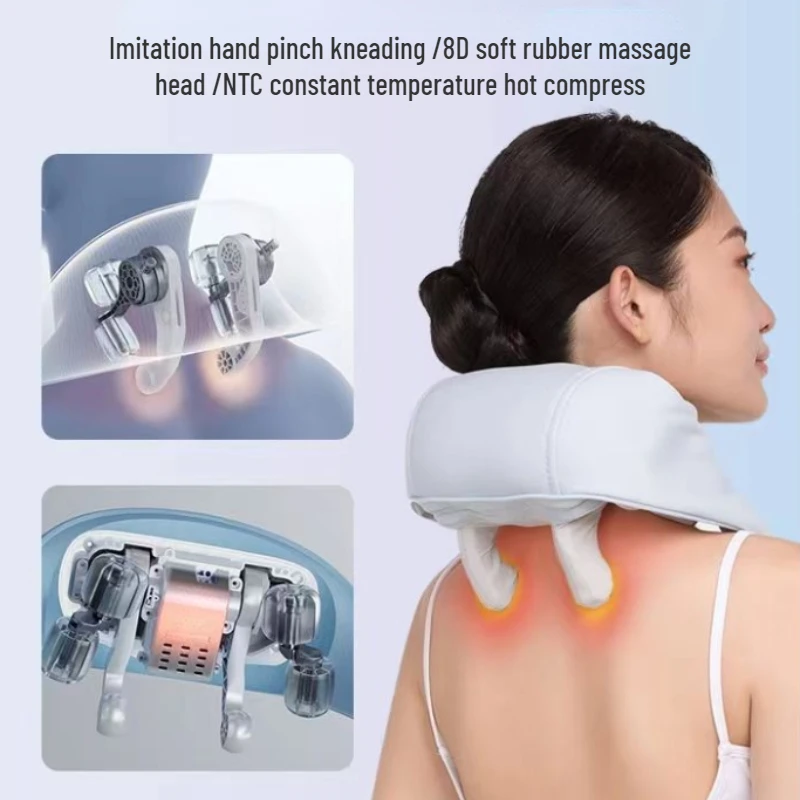 Youpin Miaojie R3 5D impastare Shiatsu massaggio scialle collo massaggiatore chiropratico per spalla sollievo dal dolore riscaldamento collo Massagem