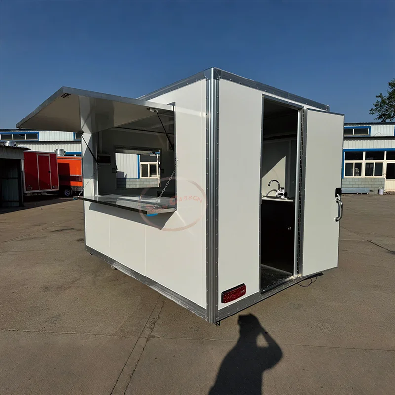 

Mobile Kitchen Food Trailer, Fully Equipped, Street Snack Catering, Food Truck, Pizza, Coffee Carts for Sale