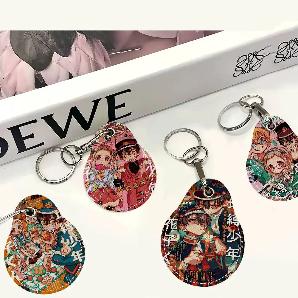 المرحاض ملزمة Hanako-كون بولي Access حافظة مكافحة خسر مكافحة سقوط حامل بطاقة المفاتيح اكسسوارات بصمة واقية مفتاح العلامة الدائري