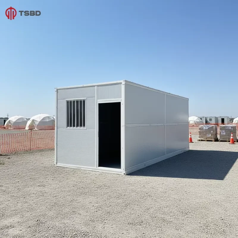 Standard Portable Steel Prefabricated House Office Mobile 20ft Expandable Folding Container House for Activity