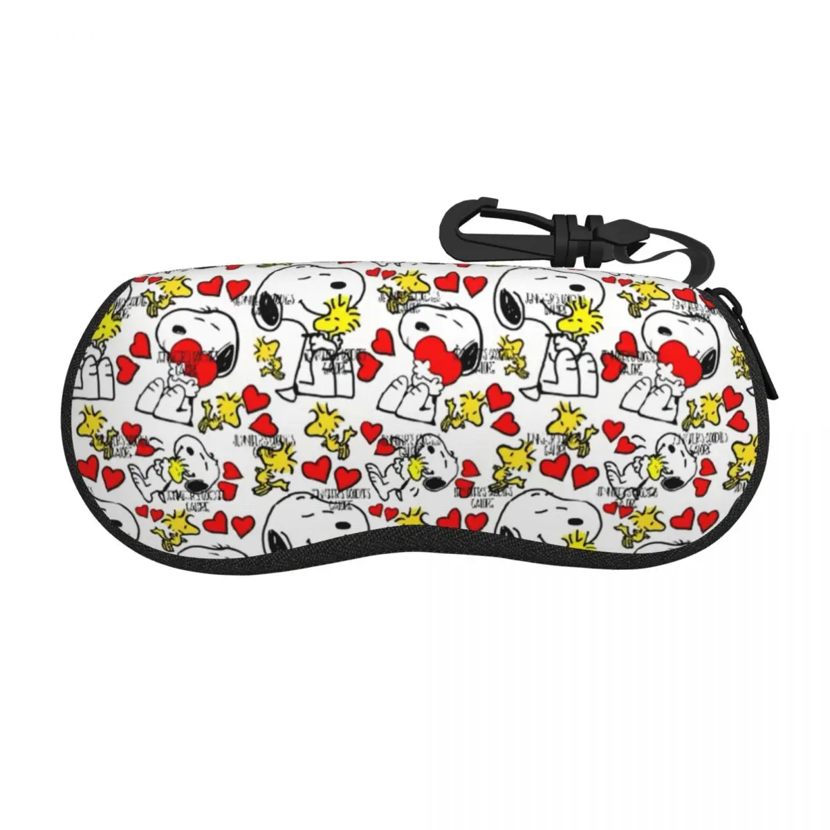 

Manga Snoopy Woodstock Cartoon Dog Eyeglass Glasses Case Men Women Soft Sunglasses Protective Pouch