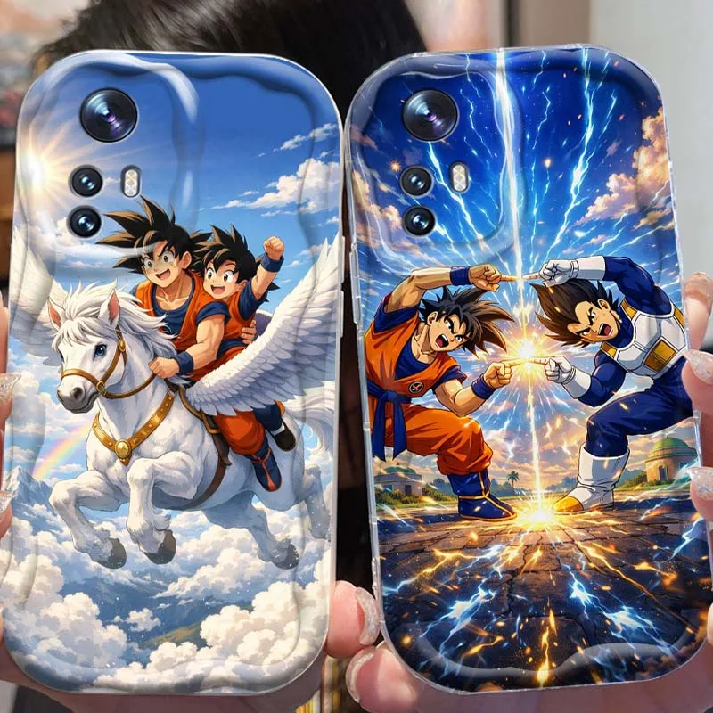 

Goku Vegeta Dragon Ball Art Phone Case For Xiaomi Mi 11 12 12T 14 15 Lite Ultra Poco F4 X3 X5 X6 X4 X7 M6 F6 Pro 5G Wave Oil
