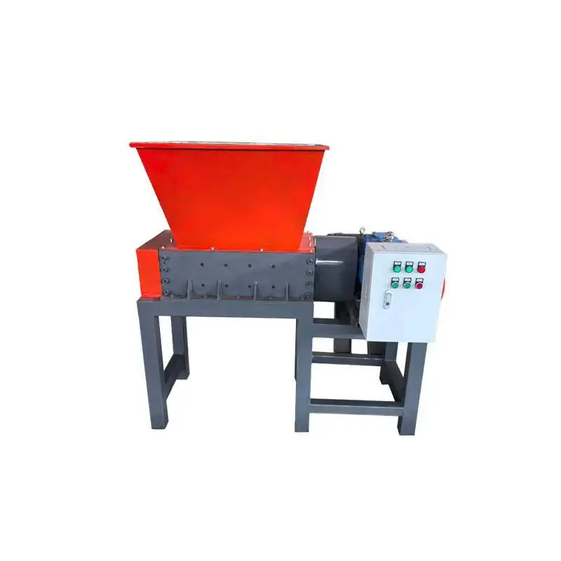 Solid Crushing Crop Straw Food Waste Shredding Machine Commercial Crusher Metal Wood Rubber