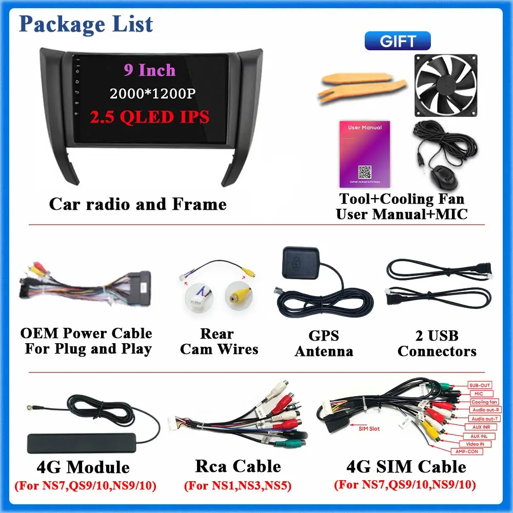 

For Nissan NP300 2017+ Car Radio Carplay GPS Navigation Android Auto Wifi No 2din DVD Multimedia Player Bluetooth Wifi