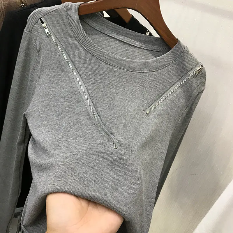 Maglione ort lavorato a maglia da donna Jaet doppia cerniera accogliente pullover caldo autunno Faion Design Thi Yarn Cardigan aperto sul davanti Sle