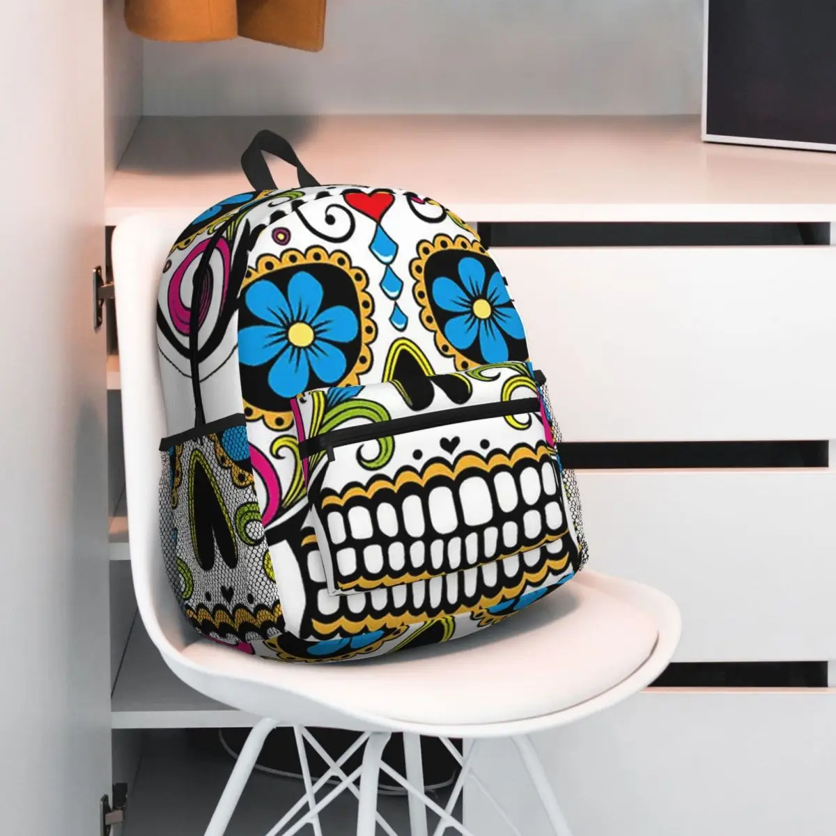

Skull Pattern (2) Backpack Student BookBag Children School Bag Laptop Shoulder Bags for Boys Girls