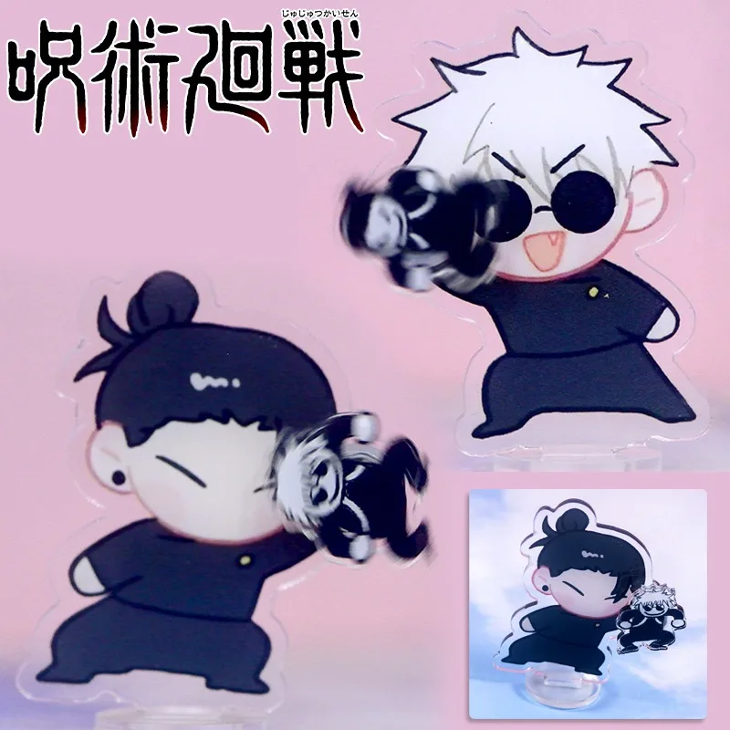 Jujutsu Kaisen Desktop Decoration Gojo Satoru Funny Geto Acrylic Standing Movable Sign Stand Tabletop Creative Ornament Toys